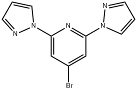 4-Bromo-2,6-di-1H-pyrazol-1-ylpyridine Struktur