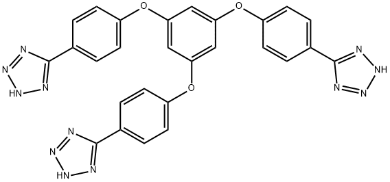 1,3,5-三(4-(2H-四唑-5-基)苯氧基)苯 结构式