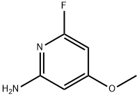 2-Pyridinamine, 6-fluoro-4-methoxy- Structure