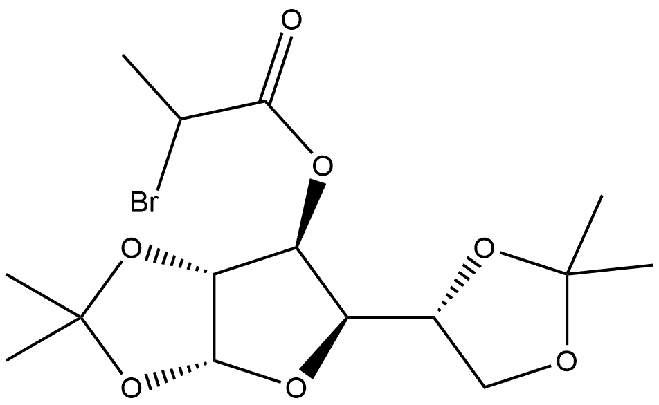 α-D-Glucofuranose, 1,2:5,6-bis-O-(1-methylethylidene)-, 3-(2-bromopropanoate)