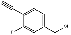 (4-Ethynyl-3-fluorophenyl)methanol Structure