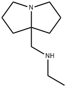 1H-Pyrrolizine-7a(5H)-methanamine, N-ethyltetrahydro- Structure