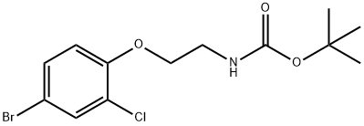1680207-88-8 [2-(4-Bromo-2-chloro-phenoxy)-ethyl]-carbamic acid tert-butyl ester