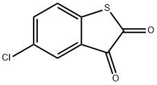 Benzo[b]thiophene-2,3-dione, 5-chloro- 结构式