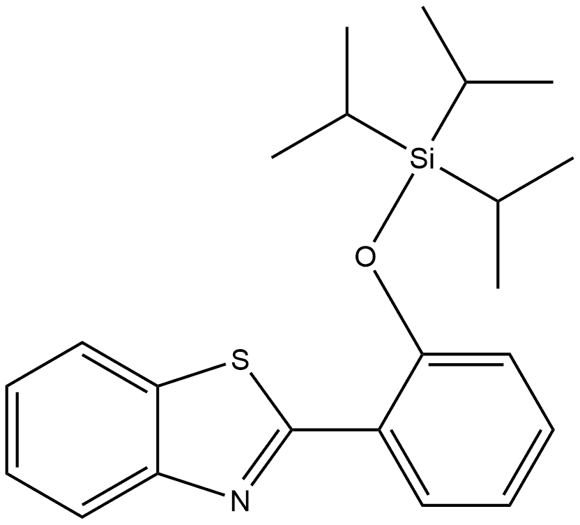 2-[2-[[Tris(1-methylethyl)silyl]oxy]phenyl]benzothiazole,1684391-20-5,结构式