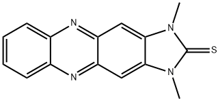2H-Imidazo[4,5-b]phenazine-2-thione, 1,3-dihydro-1,3-dimethyl- Structure