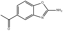 Ethanone, 1-(2-amino-5-benzoxazolyl)- 结构式