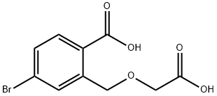 Benzoic acid, 4-bromo-2-[(carboxymethoxy)methyl]-|