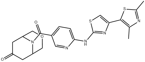 1688638-11-0 3-Oxa-9-azabicyclo[3.3.1]nonan-7-one, 9-[[6-[(2',4'-dimethyl[4,5'-bithiazol]-2-yl)amino]-3-pyridinyl]carbonyl]-