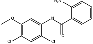 Benzamide, 2-amino-N-(2,4-dichloro-5-methoxyphenyl)-,1688687-48-0,结构式