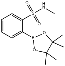 Benzenesulfonamide, N-methyl-2-(4,4,5,5-tetramethyl-1,3,2-dioxaborolan-2-yl)- Structure