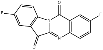 Indolo[2,1-b]quinazoline-6,12-dione, 2,8-difluoro-,169037-63-2,结构式