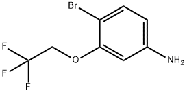 4-Bromo-3-(2,2,2-trifluoroethoxy)aniline Struktur