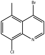 4-bromo-8-chloro-5-methylquinoline 结构式