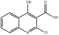 2-Chloro-4-hydroxyquinoline-3-carboxylic acid Structure