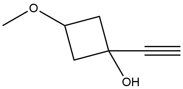 1-Ethynyl-3-methoxycyclobutanol Struktur