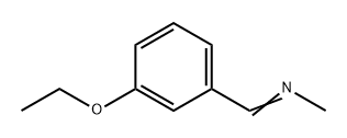 Methanamine, N-[(3-ethoxyphenyl)methylene]- Struktur