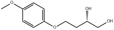 1,2-Butanediol, 4-(4-methoxyphenoxy)-, (2S)- 结构式