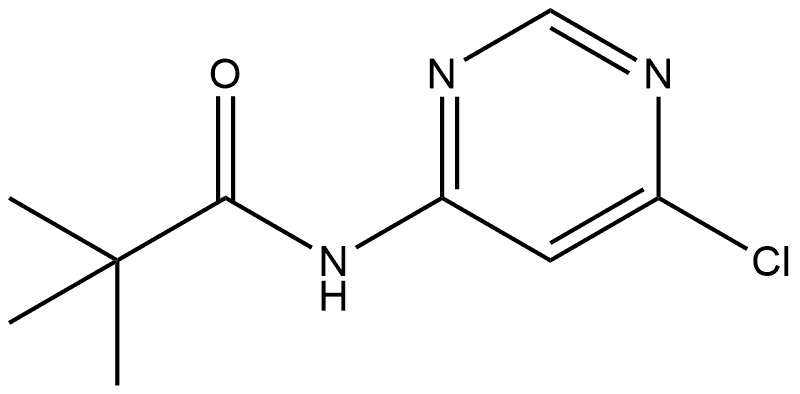 N-(6-Chloro-4-pyrimidinyl)-2,2-dimethylpropanamide Structure