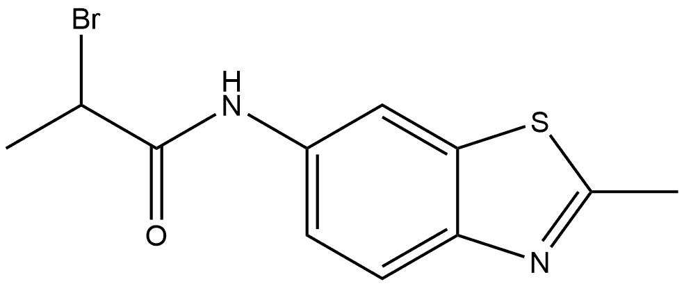 1693652-85-5 2-Bromo-N-(2-methyl-6-benzothiazolyl)propanamide