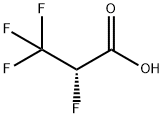 Propanoic acid, 2,3,3,3-tetrafluoro-, (2S)- 化学構造式