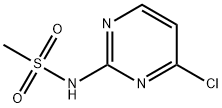 N-(4-Chloropyrimidin-2-yl)methanesulfonamide 化学構造式