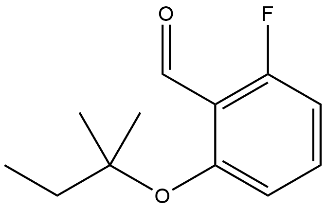 1694253-97-8 2-fluoro-6-(tert-pentyloxy)benzaldehyde