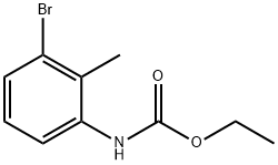 ethyl (3-bromo-2-methylphenyl)carbamate Struktur