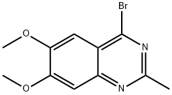 Quinazoline, 4-bromo-6,7-dimethoxy-2-methyl- 结构式