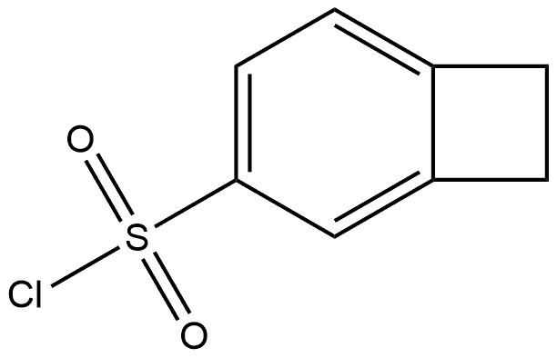 Bicyclo[4.2.0]octa-1,3,5-triene-3-sulfonyl chloride Structure