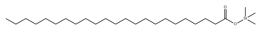 Tricosanoic acid trimethylsilyl ester Structure