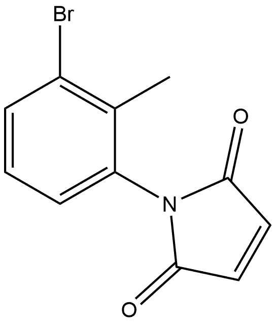 1-(3-Bromo-2-methylphenyl)-1H-pyrrole-2,5-dione Structure