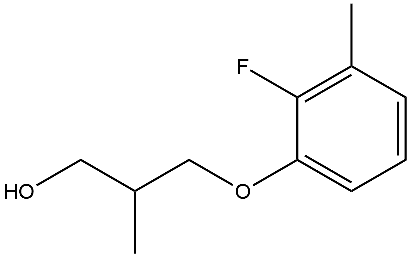 3-(2-Fluoro-3-methylphenoxy)-2-methyl-1-propanol Structure