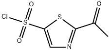 5-Thiazolesulfonyl chloride, 2-acetyl- Struktur