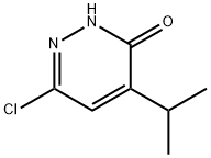 6-chloro-4-isopropyl-pyridazin-3-ol Struktur