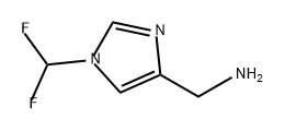 1H-Imidazole-4-methanamine, 1-(difluoromethyl)-|(1-(二氟甲基)-1H-咪唑-4-基)甲胺