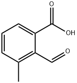 Benzoic acid, 2-formyl-3-methyl- 化学構造式