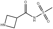 N-Methanesulfonylazetidine-3-carboxamide Struktur