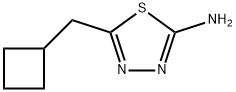 5-(Cyclobutylmethyl)-1,3,4-thiadiazol-2-amine Structure