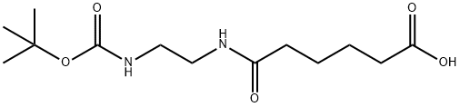 Hexanoic acid, 6-[[2-[[(1,1-dimethylethoxy)carbonyl]amino]ethyl]amino]-6-oxo-|6-((2-((叔丁氧基羰基)氨基)乙基)氨基)-6-氧代己酸