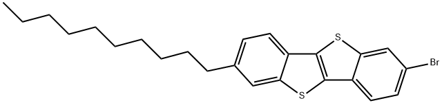 2-溴-7-癸基-[1]苯并噻吩并[3,2-B][1]苯并噻吩,1698045-54-3,结构式