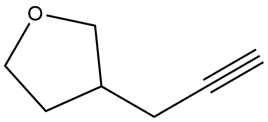 Tetrahydro-3-(2-propyn-1-yl)furan 化学構造式