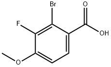 2-bromo-3-fluoro-4-methoxybenzoic acid,1698102-04-3,结构式