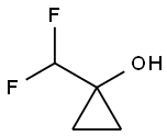 Cyclopropanol, 1-(difluoromethyl)- Structure