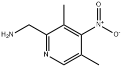 1-(3,5-dimethyl-4-nitropyridin-2-yl)methanamine Structure