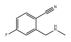 Benzonitrile, 4-fluoro-2-[(methylamino)methyl]- Struktur