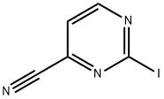 4-Pyrimidinecarbonitrile, 2-iodo- Struktur