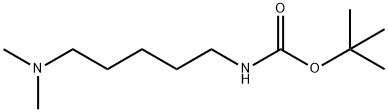 Carbamic acid, N-[5-(dimethylamino)pentyl]-, 1,1-dimethylethyl ester 结构式