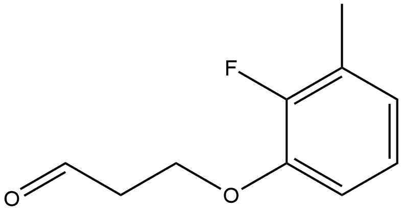 3-(2-Fluoro-3-methylphenoxy)propanal Structure