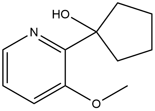 1-(3-Methoxy-2-pyridinyl)cyclopentanol Structure